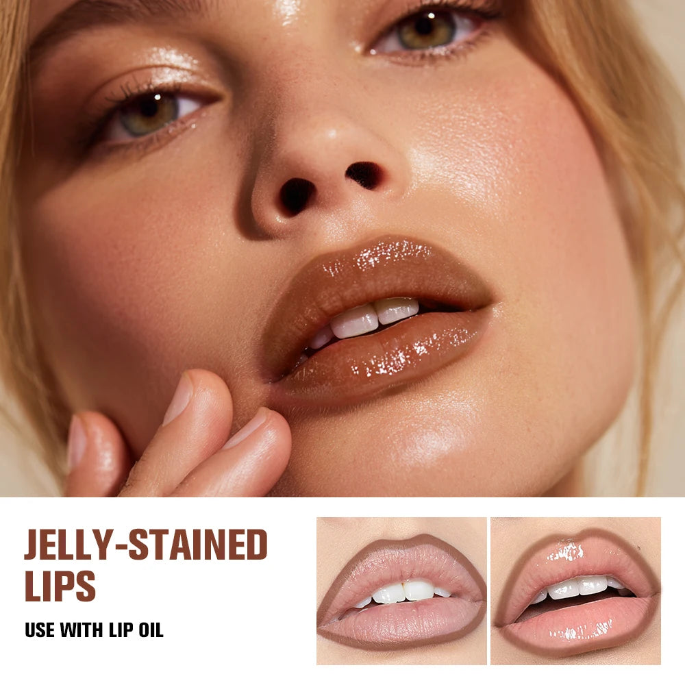 Stylo antiadhésif 2 en 1 pour Contour des lèvres, tasse antiadhésive anti-taches, maquillage hydratant pour les lèvres, cosmétique, pointe double face, teinture et doublure