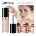 Lakerain – correcteur imperméable, 5 couleurs, fond de teint mat, haute couverture, contrôle de l'huile, pour cicatrices d'acné et cernes, cosmétiques