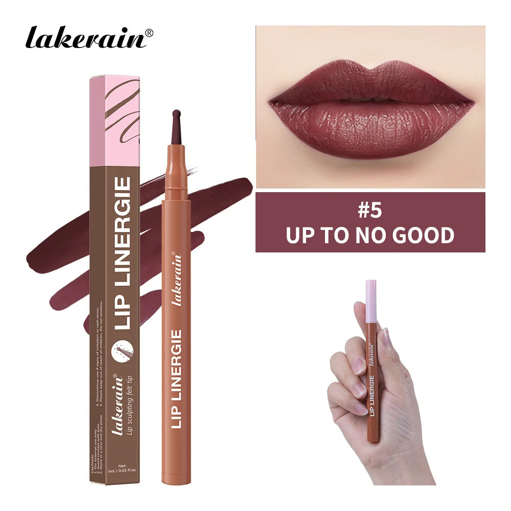 Stylo antiadhésif 2 en 1 pour Contour des lèvres, tasse antiadhésive anti-taches, maquillage hydratant pour les lèvres, cosmétique, pointe double face, teinture et doublure