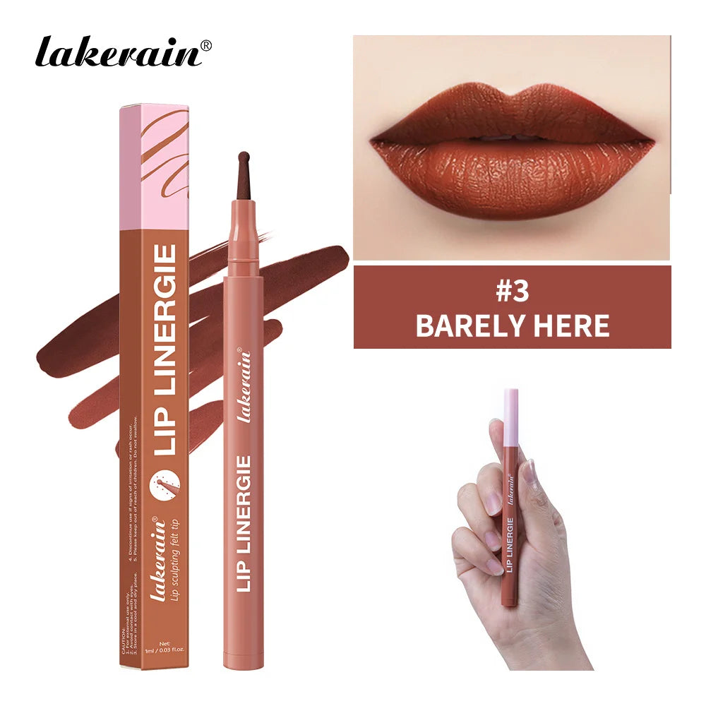 Stylo antiadhésif 2 en 1 pour Contour des lèvres, tasse antiadhésive anti-taches, maquillage hydratant pour les lèvres, cosmétique, pointe double face, teinture et doublure